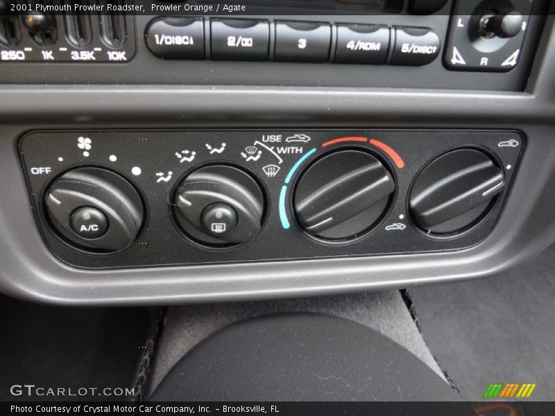 Controls of 2001 Prowler Roadster