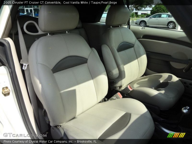 Cool Vanilla White / Taupe/Pearl Beige 2005 Chrysler PT Cruiser GT Convertible
