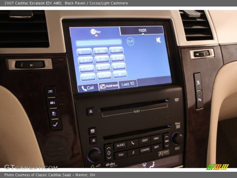 Black Raven / Cocoa/Light Cashmere 2007 Cadillac Escalade ESV AWD