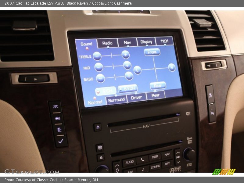 Black Raven / Cocoa/Light Cashmere 2007 Cadillac Escalade ESV AWD