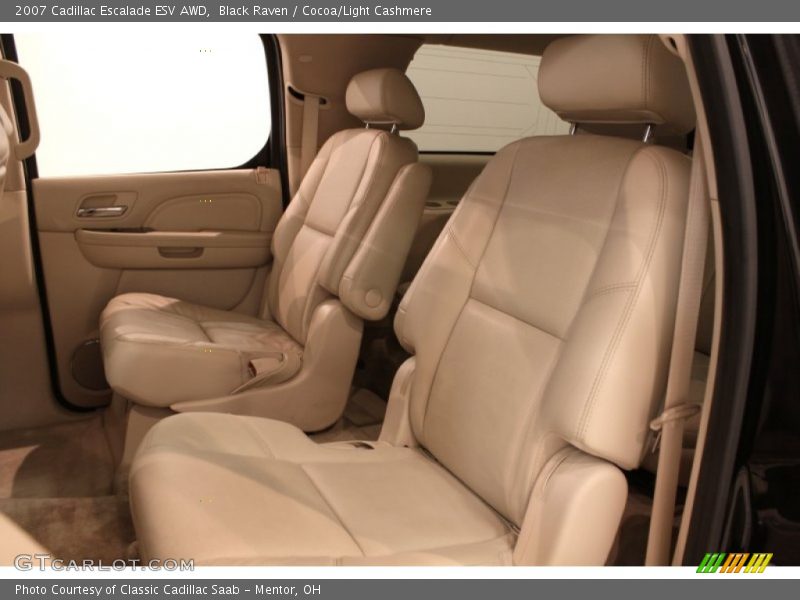 Black Raven / Cocoa/Light Cashmere 2007 Cadillac Escalade ESV AWD