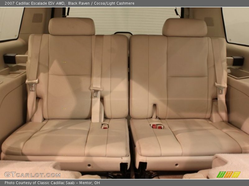 Black Raven / Cocoa/Light Cashmere 2007 Cadillac Escalade ESV AWD