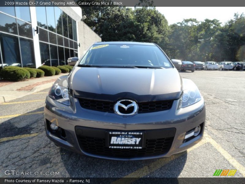 Galaxy Gray Mica / Black 2009 Mazda CX-7 Grand Touring AWD