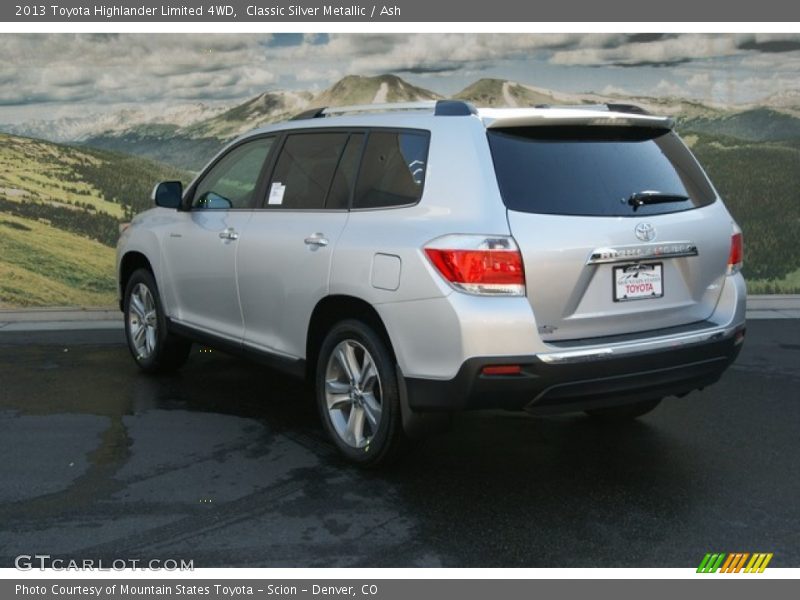 Classic Silver Metallic / Ash 2013 Toyota Highlander Limited 4WD