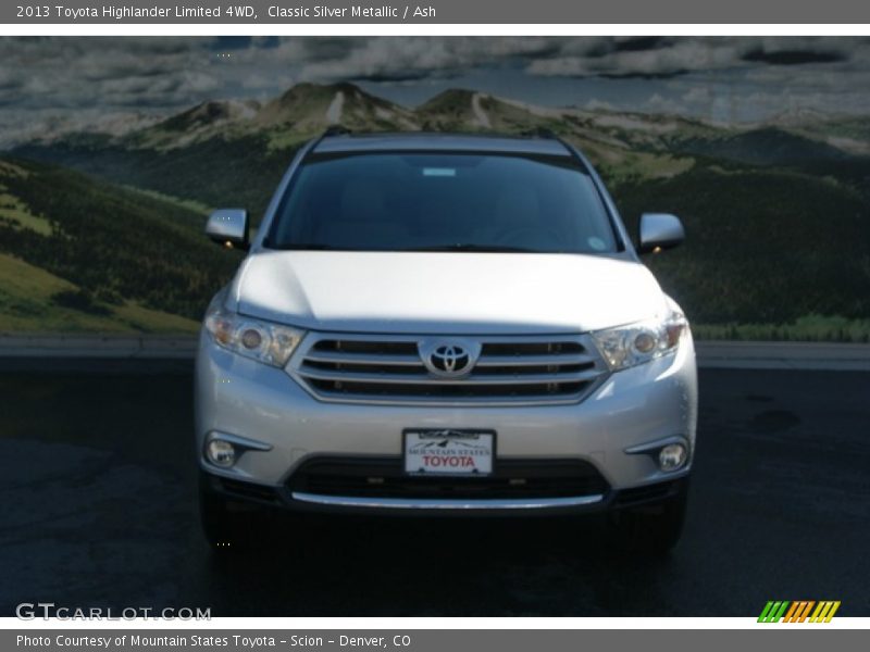 Classic Silver Metallic / Ash 2013 Toyota Highlander Limited 4WD