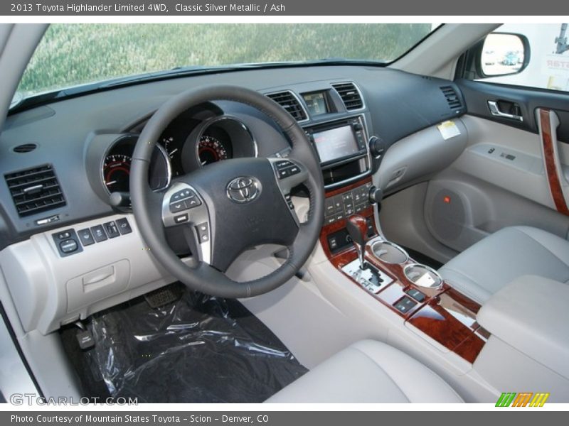 Classic Silver Metallic / Ash 2013 Toyota Highlander Limited 4WD