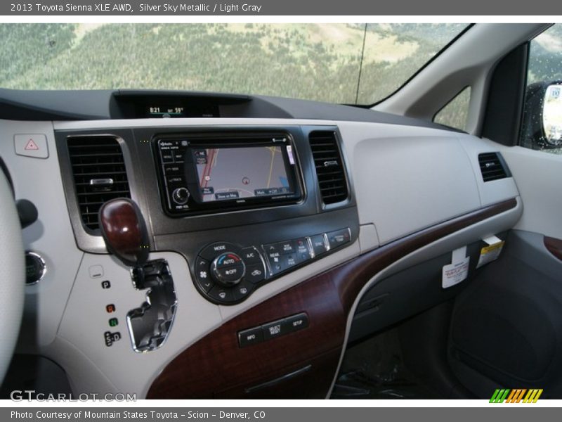 Silver Sky Metallic / Light Gray 2013 Toyota Sienna XLE AWD