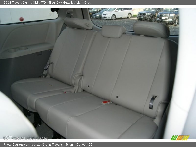 Silver Sky Metallic / Light Gray 2013 Toyota Sienna XLE AWD