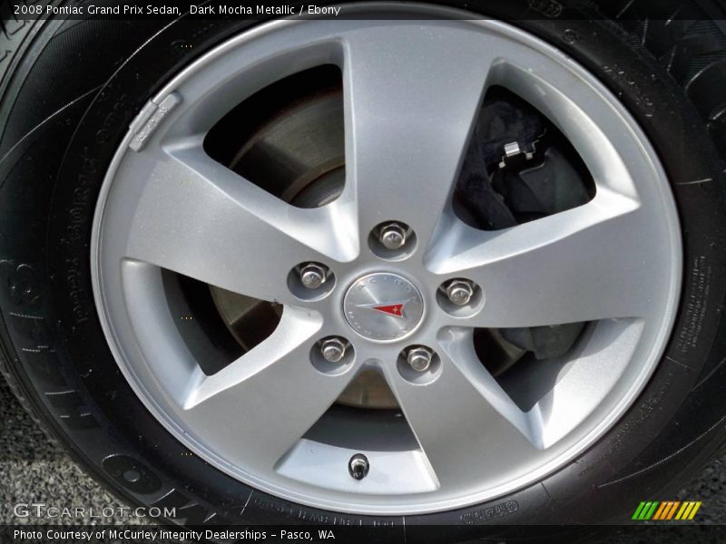 Dark Mocha Metallic / Ebony 2008 Pontiac Grand Prix Sedan