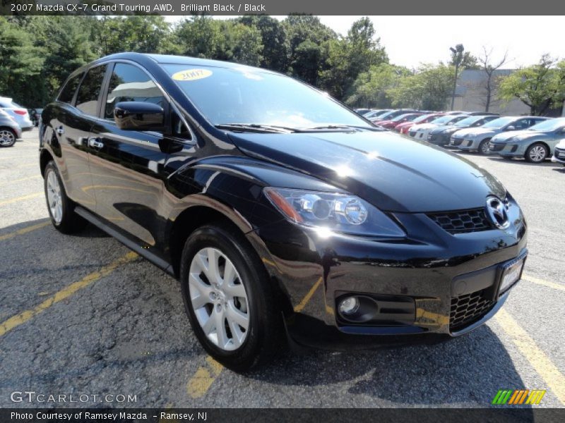 Brilliant Black / Black 2007 Mazda CX-7 Grand Touring AWD