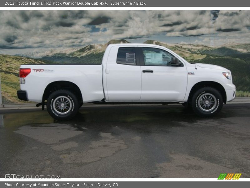 Super White / Black 2012 Toyota Tundra TRD Rock Warrior Double Cab 4x4