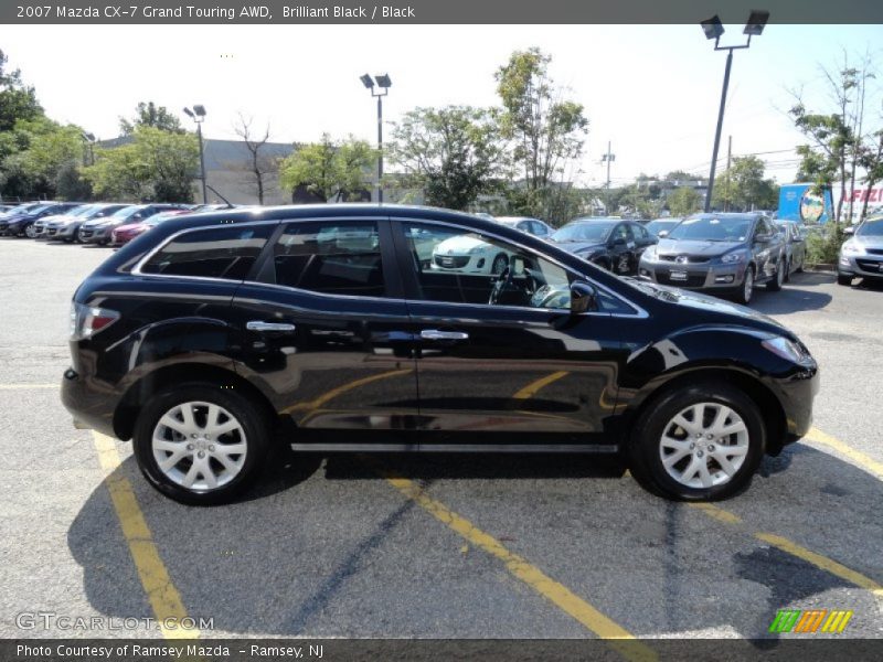 Brilliant Black / Black 2007 Mazda CX-7 Grand Touring AWD