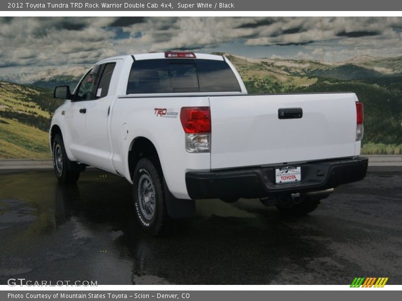 Super White / Black 2012 Toyota Tundra TRD Rock Warrior Double Cab 4x4