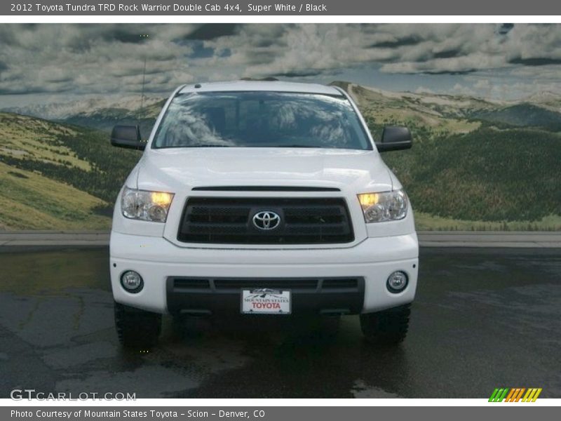 Super White / Black 2012 Toyota Tundra TRD Rock Warrior Double Cab 4x4