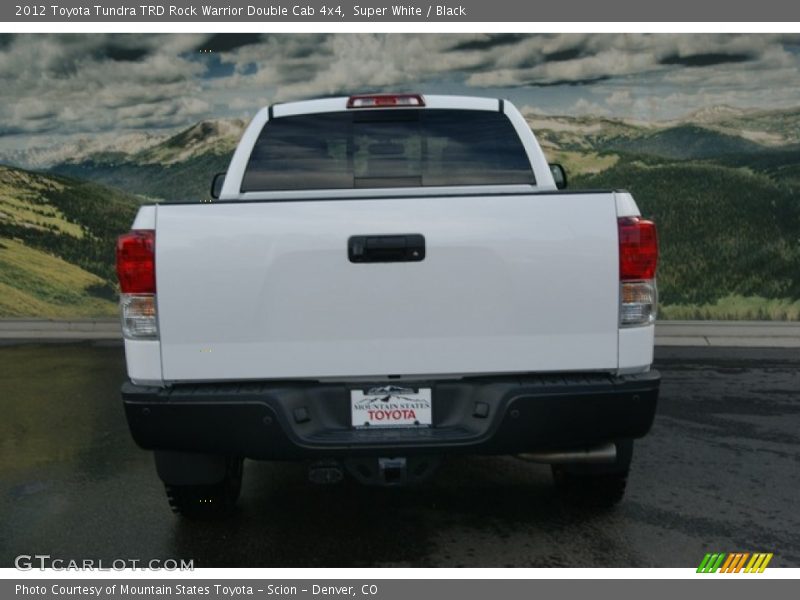 Super White / Black 2012 Toyota Tundra TRD Rock Warrior Double Cab 4x4