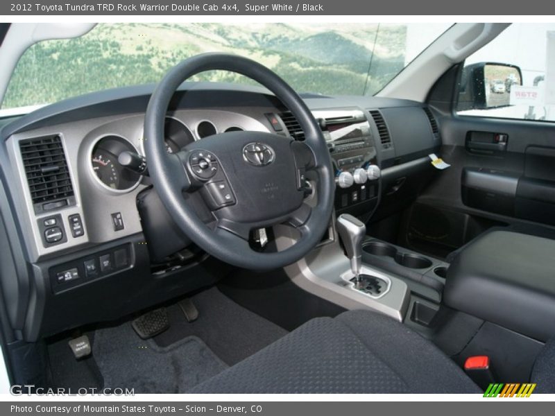 Super White / Black 2012 Toyota Tundra TRD Rock Warrior Double Cab 4x4