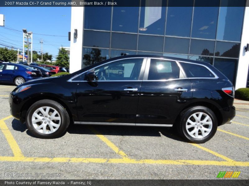 Brilliant Black / Black 2007 Mazda CX-7 Grand Touring AWD