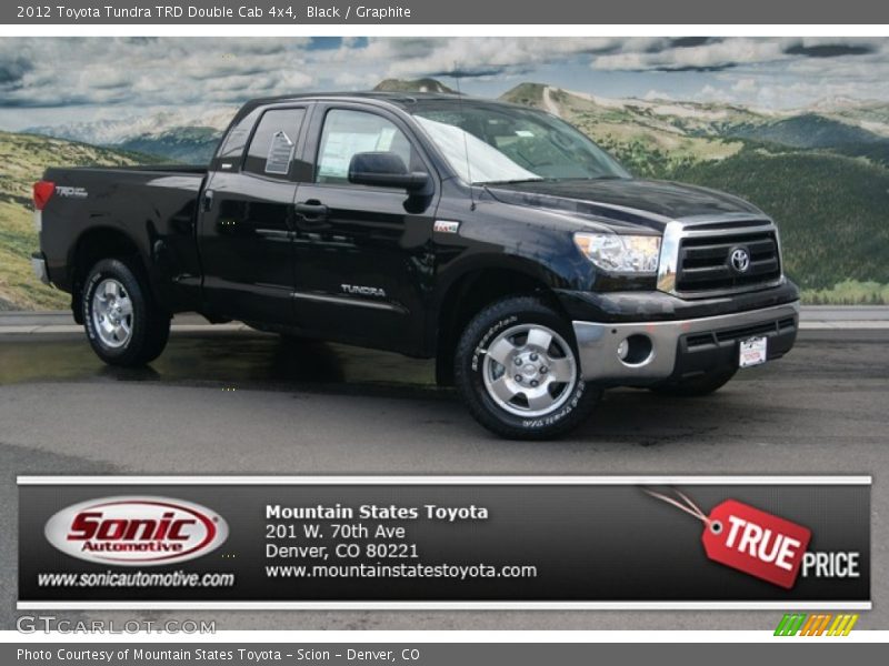 Black / Graphite 2012 Toyota Tundra TRD Double Cab 4x4