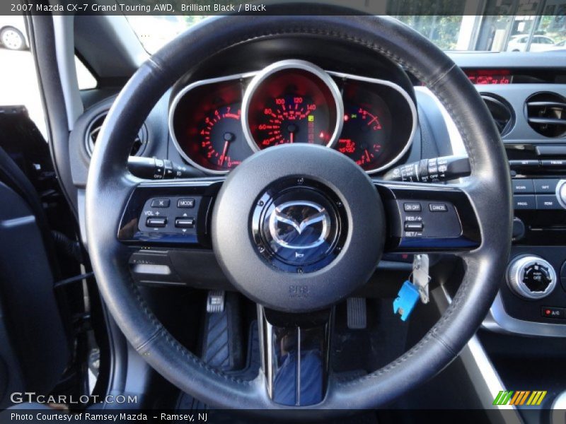 Brilliant Black / Black 2007 Mazda CX-7 Grand Touring AWD