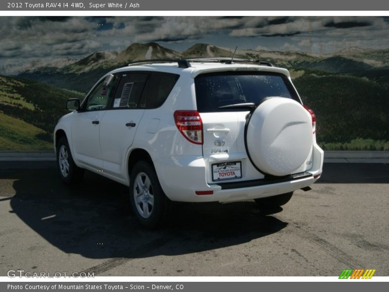 Super White / Ash 2012 Toyota RAV4 I4 4WD