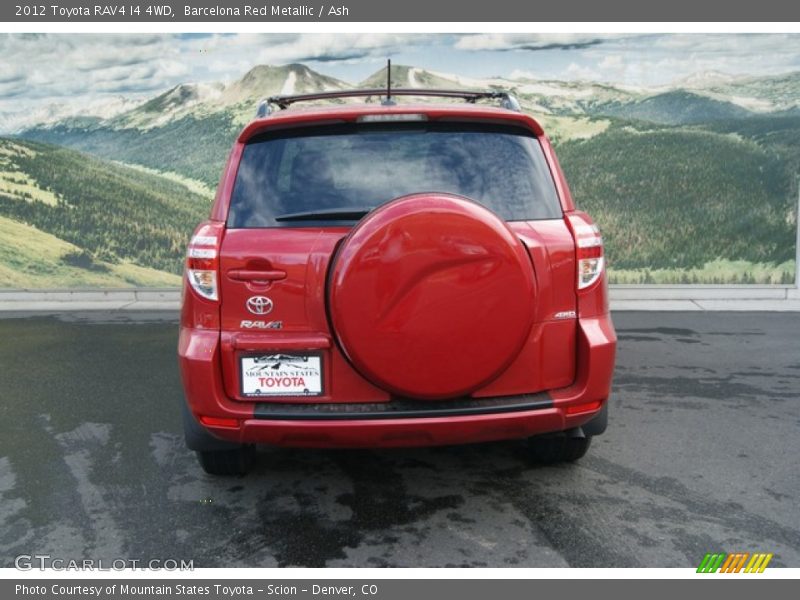Barcelona Red Metallic / Ash 2012 Toyota RAV4 I4 4WD