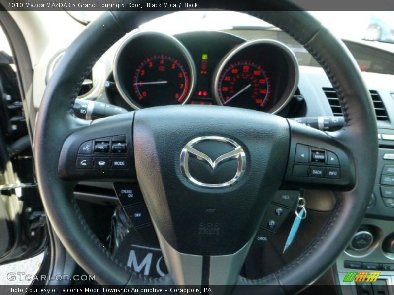 Black Mica / Black 2010 Mazda MAZDA3 s Grand Touring 5 Door