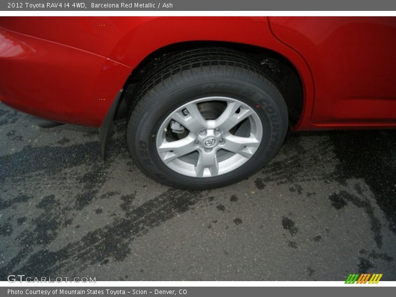 Barcelona Red Metallic / Ash 2012 Toyota RAV4 I4 4WD
