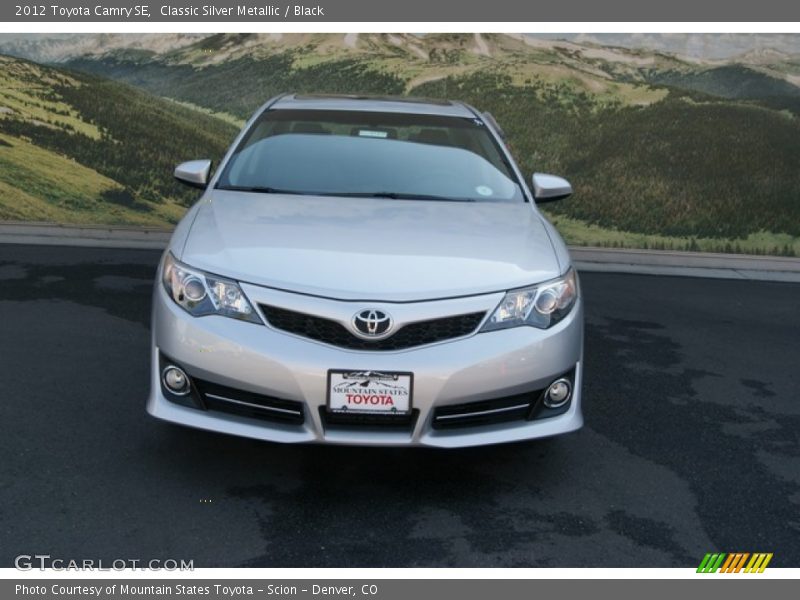 Classic Silver Metallic / Black 2012 Toyota Camry SE