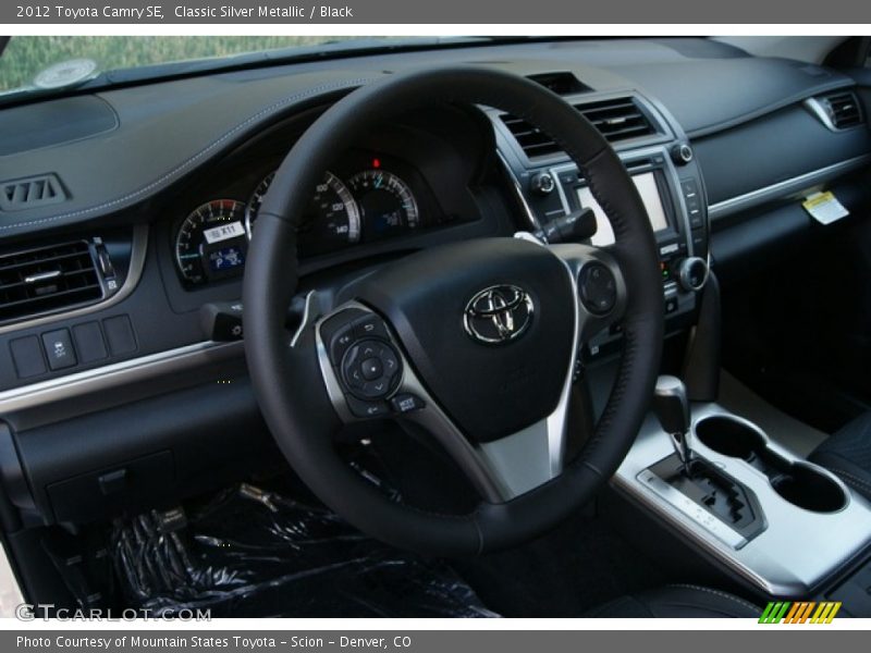 Classic Silver Metallic / Black 2012 Toyota Camry SE