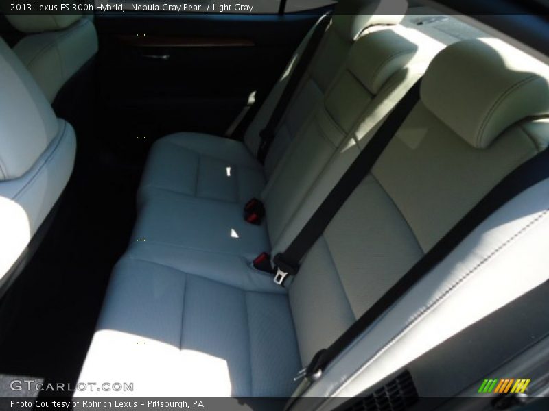 Nebula Gray Pearl / Light Gray 2013 Lexus ES 300h Hybrid