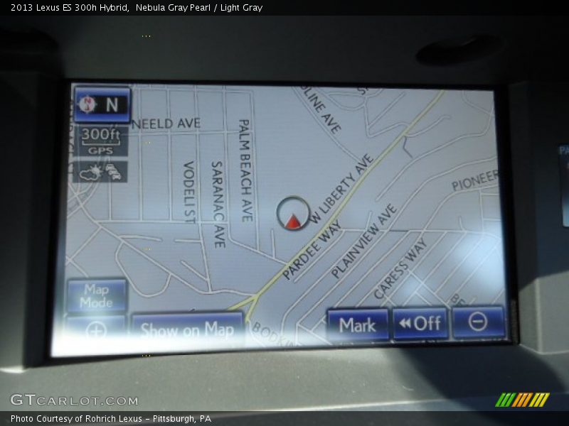 Nebula Gray Pearl / Light Gray 2013 Lexus ES 300h Hybrid