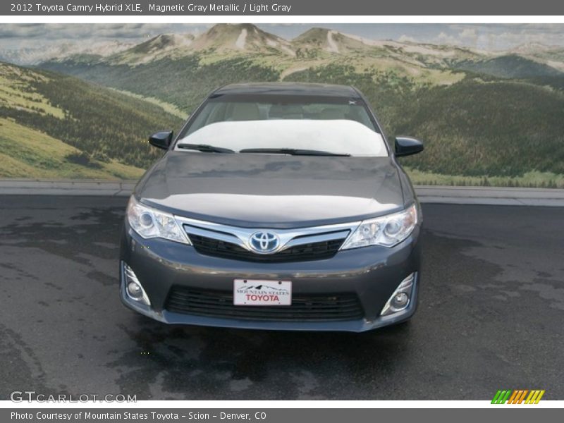 Magnetic Gray Metallic / Light Gray 2012 Toyota Camry Hybrid XLE