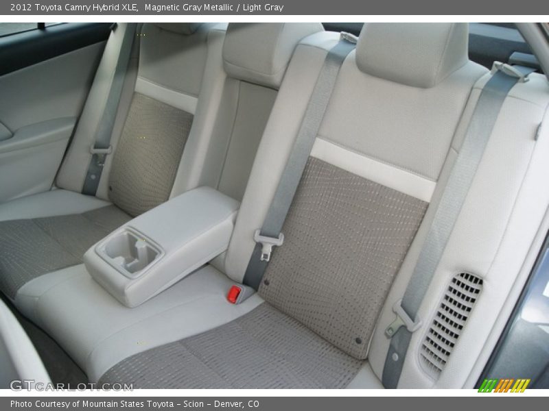 Rear Seat of 2012 Camry Hybrid XLE