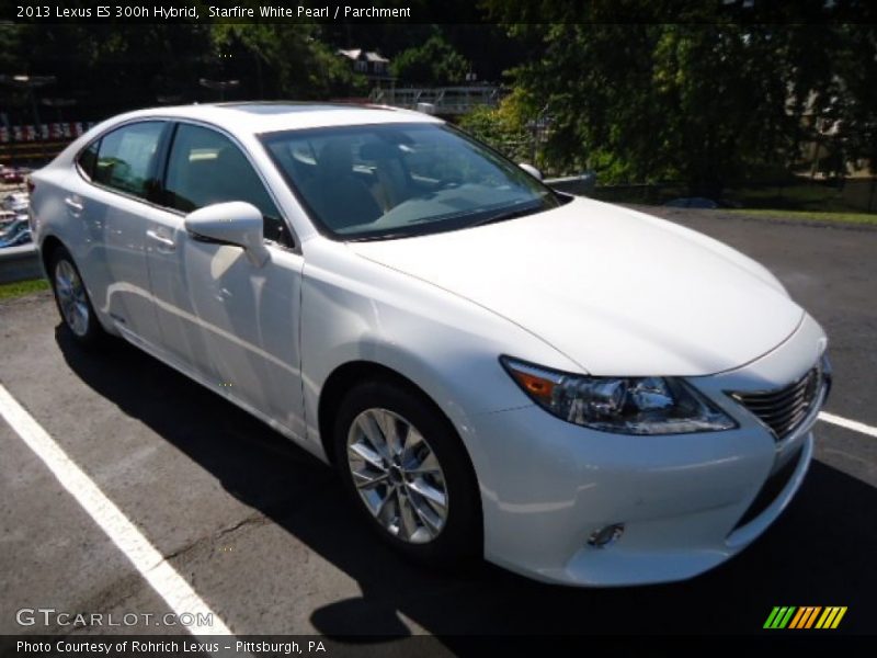 Starfire White Pearl / Parchment 2013 Lexus ES 300h Hybrid