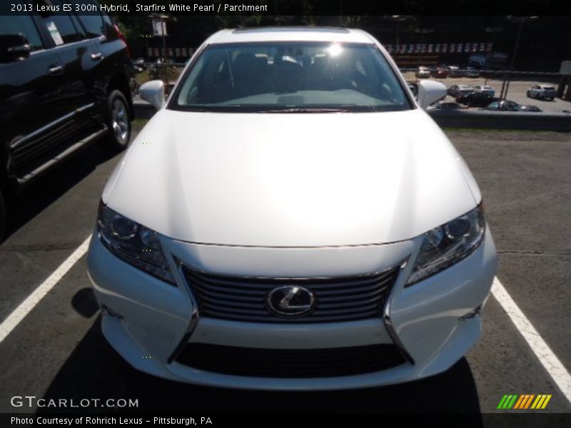 Starfire White Pearl / Parchment 2013 Lexus ES 300h Hybrid