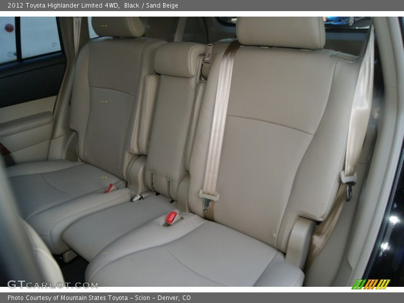 Black / Sand Beige 2012 Toyota Highlander Limited 4WD