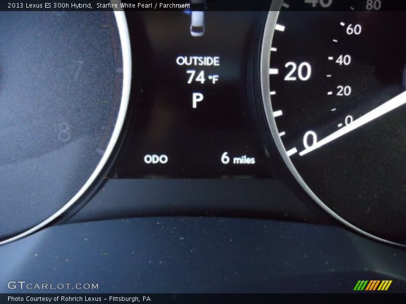 Starfire White Pearl / Parchment 2013 Lexus ES 300h Hybrid