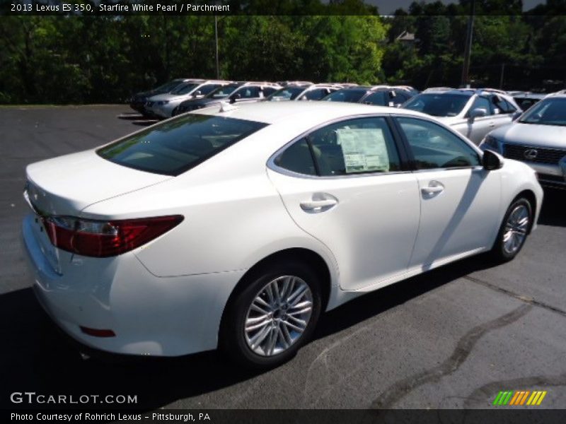 Starfire White Pearl / Parchment 2013 Lexus ES 350
