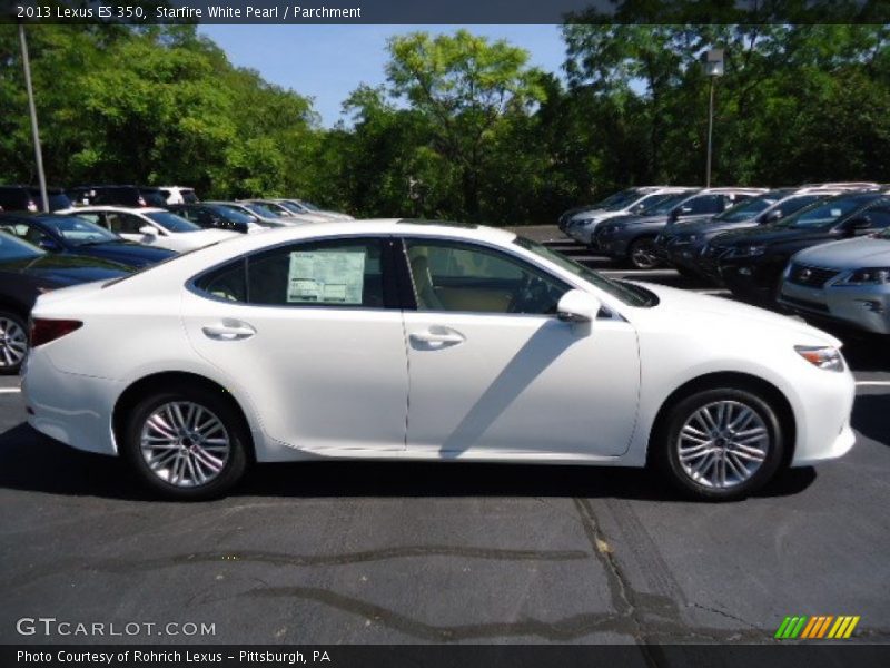 Starfire White Pearl / Parchment 2013 Lexus ES 350