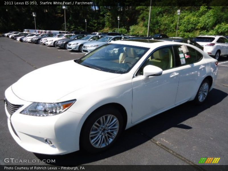 Starfire White Pearl / Parchment 2013 Lexus ES 350