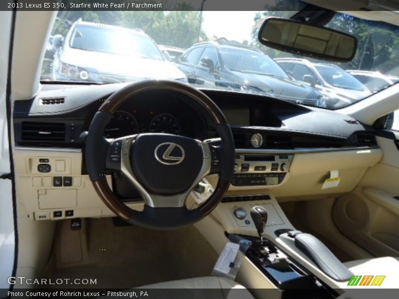 Starfire White Pearl / Parchment 2013 Lexus ES 350