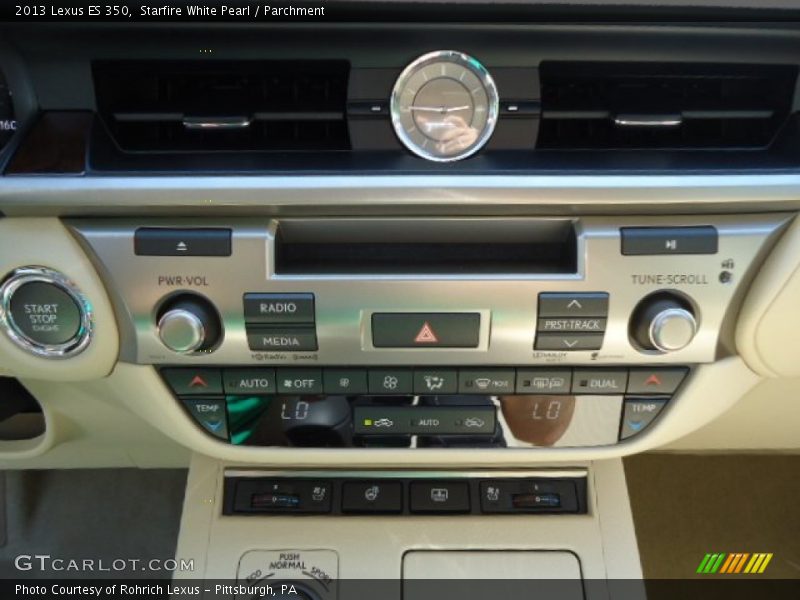 Starfire White Pearl / Parchment 2013 Lexus ES 350