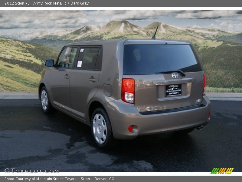 Army Rock Metallic / Dark Gray 2012 Scion xB