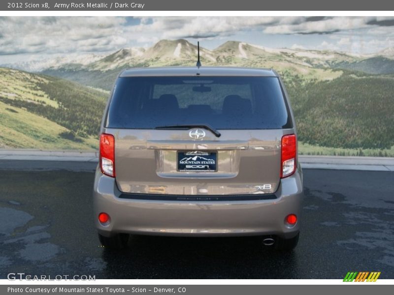 Army Rock Metallic / Dark Gray 2012 Scion xB