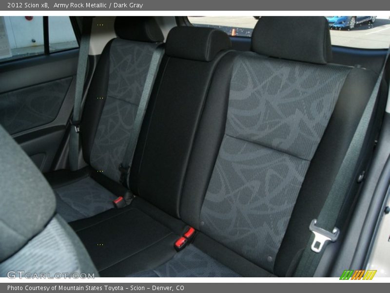 Rear Seat of 2012 xB 