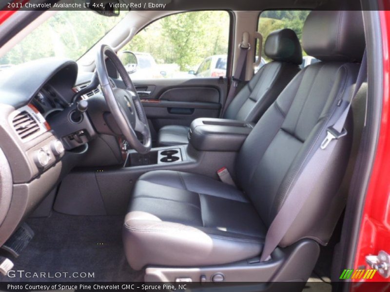 Victory Red / Ebony 2011 Chevrolet Avalanche LT 4x4