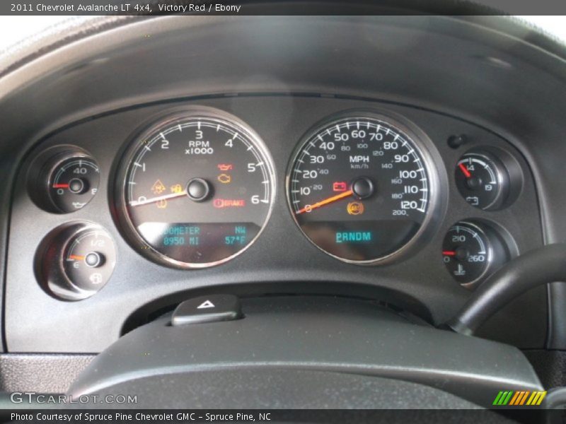 Victory Red / Ebony 2011 Chevrolet Avalanche LT 4x4