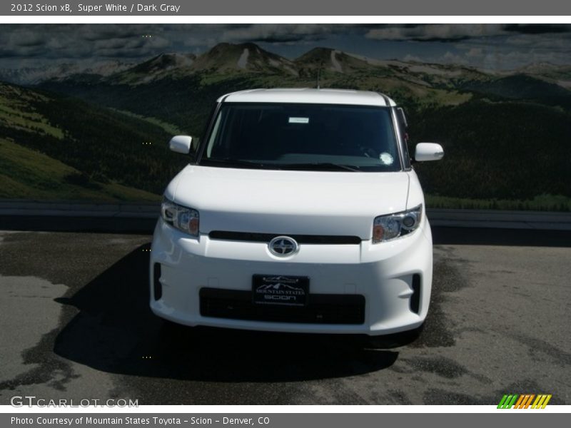 Super White / Dark Gray 2012 Scion xB