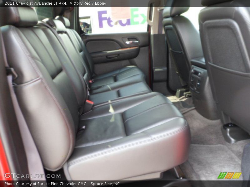 Victory Red / Ebony 2011 Chevrolet Avalanche LT 4x4