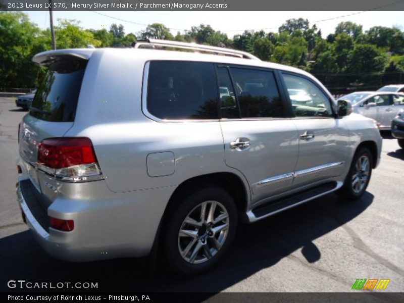 Merury Silver Metallic / Parchment/Mahogany Accents 2013 Lexus LX 570